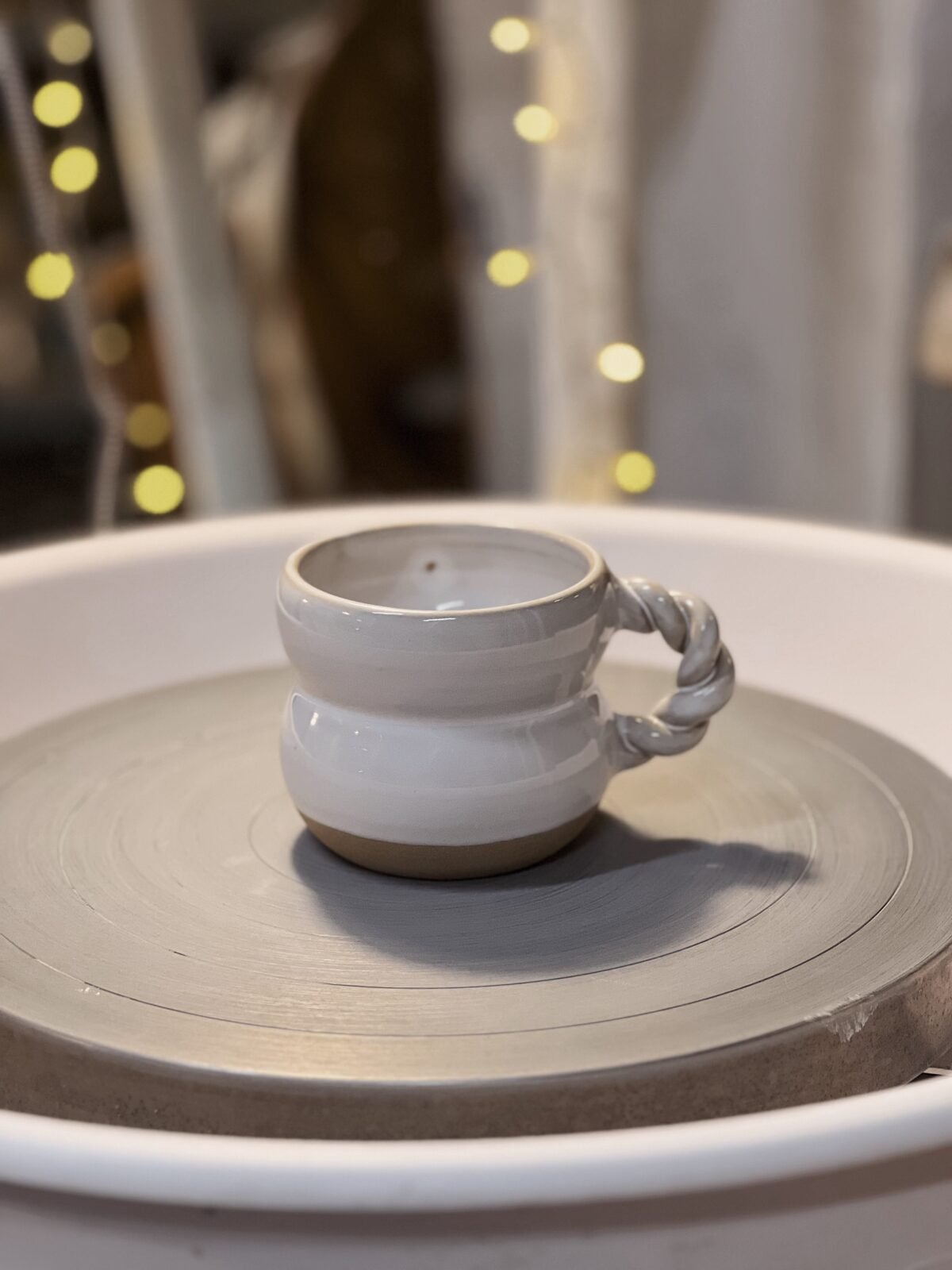 Taza grey braid