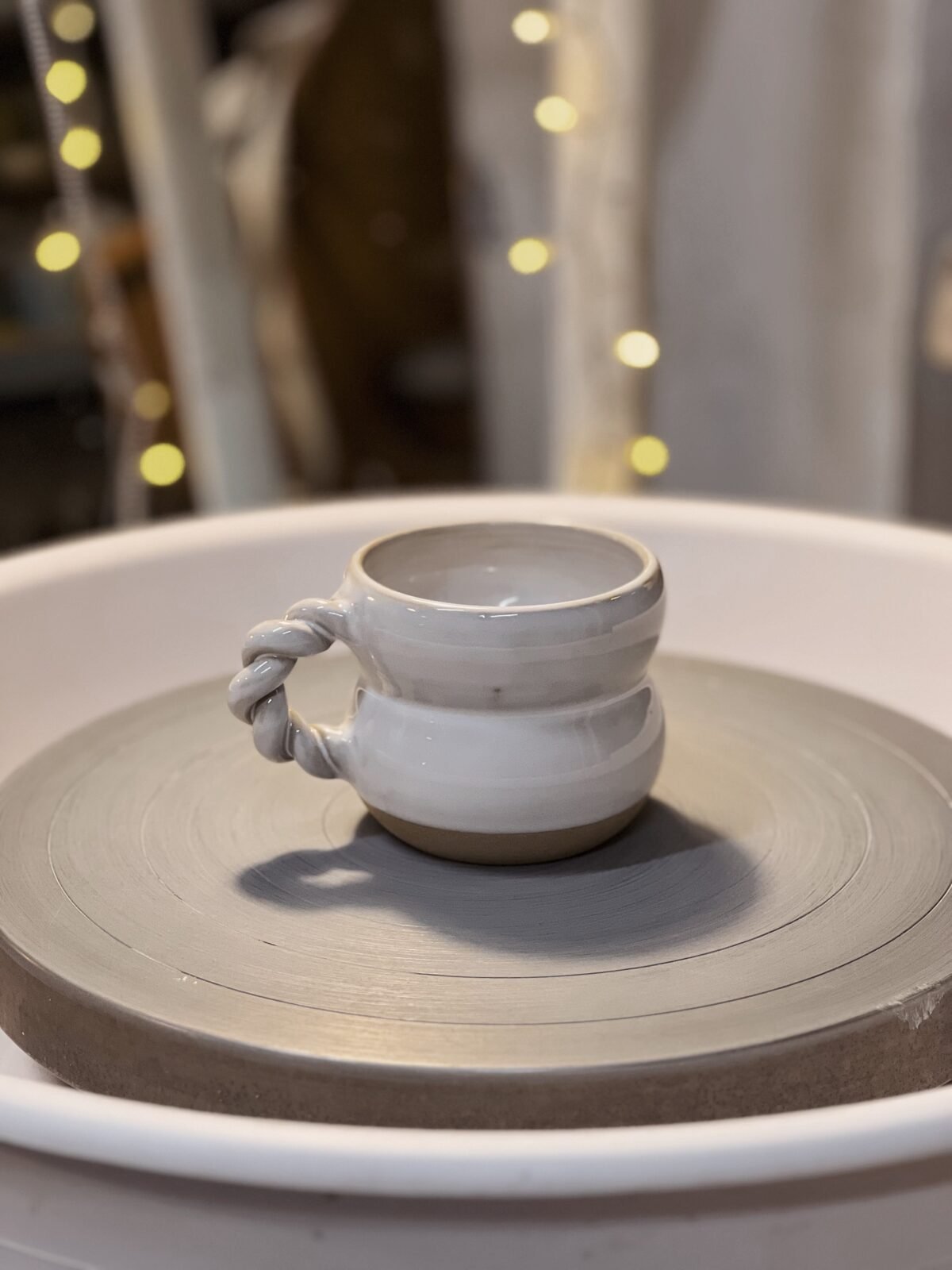 Taza grey braid