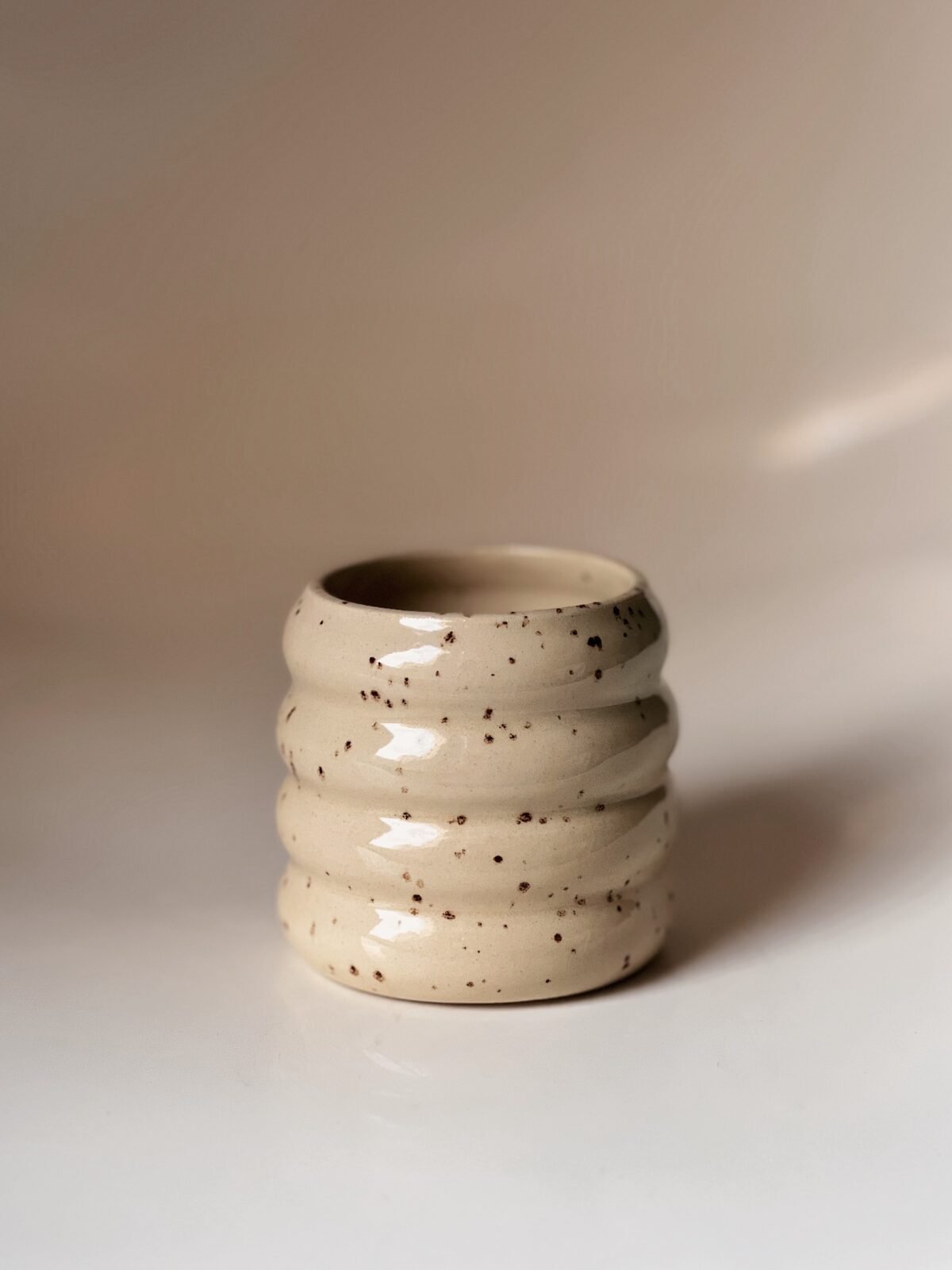 Vaso baggy moteado