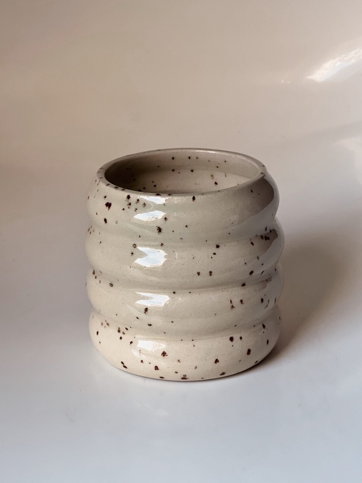 Vaso baggy moteado