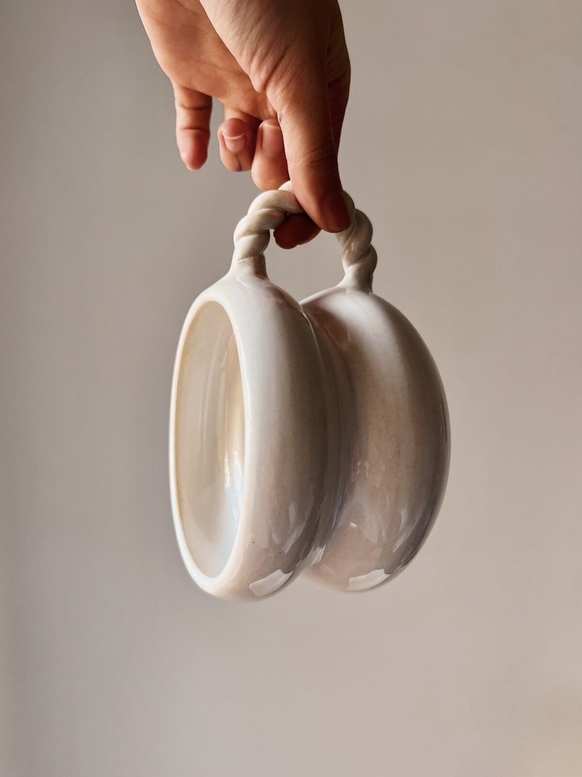 Taza braided pearl
