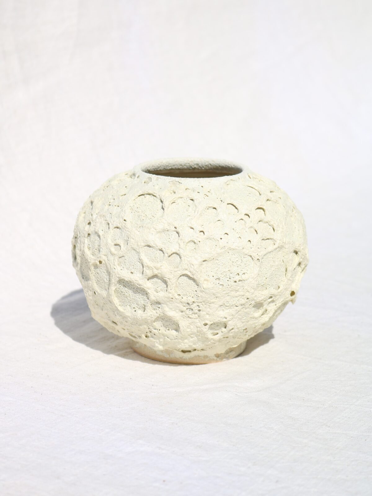 Jarrón white coral