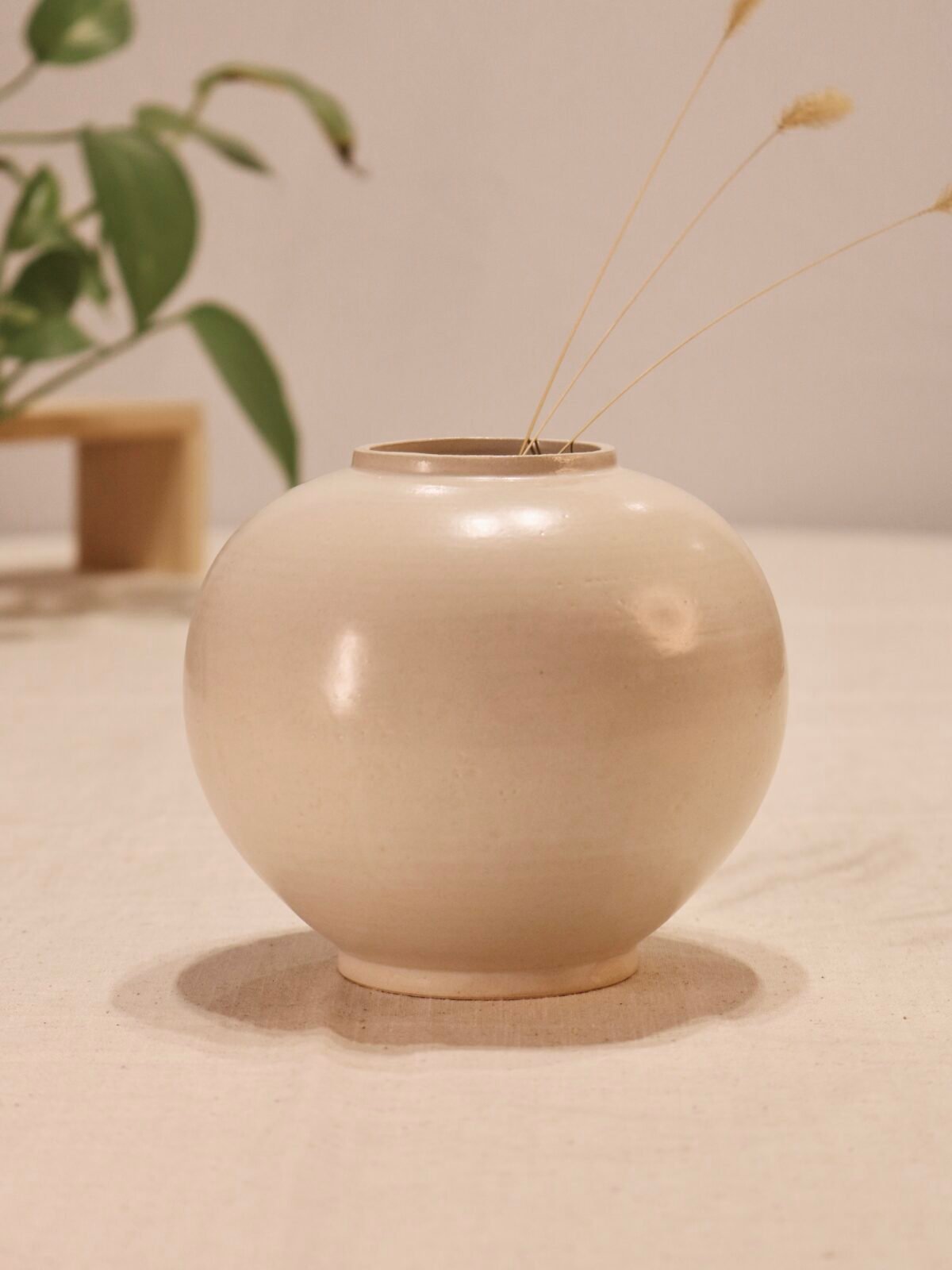 Jarrón white bubble S