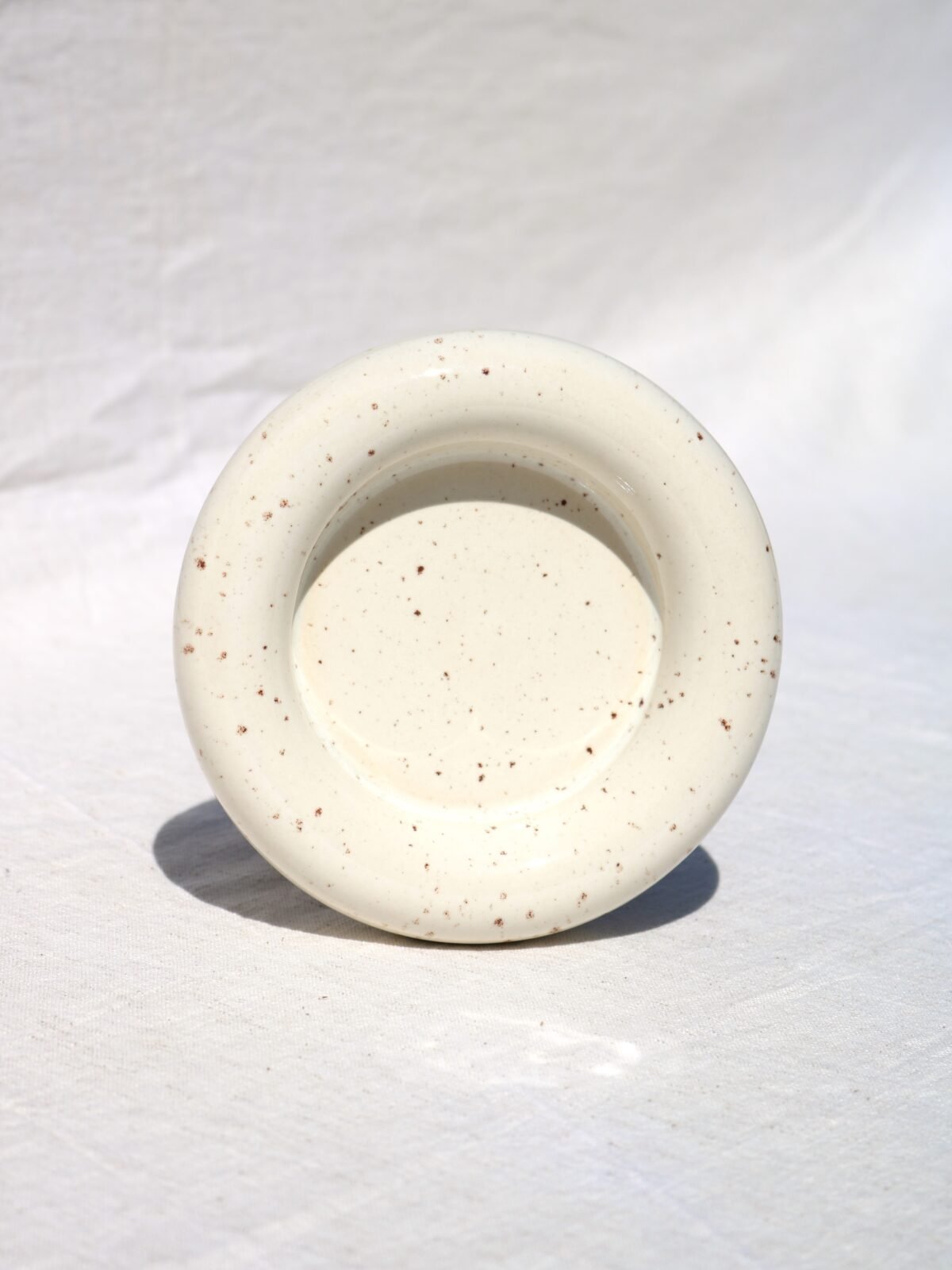 Plato donut white freckles